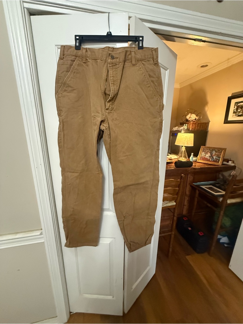 Carhartt Loose Fit Firm Duck Double-Front Utility Work Pant B01 Men's Waist 38